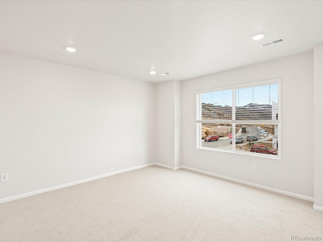 4761 Talley St, Morrison, CO 80465 - unfurnished room featuring recessed lighting, carpet, visible vents, and baseboards