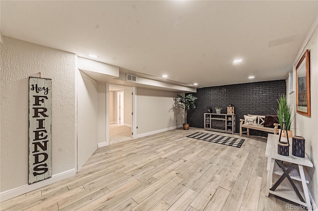2274 S Cherry St, Denver, CO 80222 - lobby featuring brick wall and recessed lighting