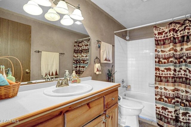 153 Gcr 135, Kremmling, CO 80459 - bathroom with toilet, vanity, and shower / bath combo