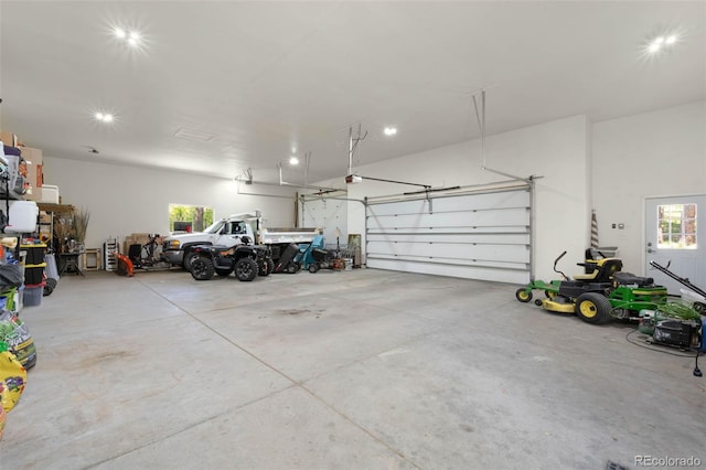 10914 Remmick Ridge Rd, Parker, CO 80134 - garage featuring recessed lighting