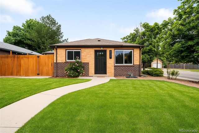 2255 Perry St, Denver, CO 80212 - bungalow-style home with brick siding and an outdoor structure