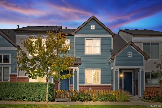 view of front of home