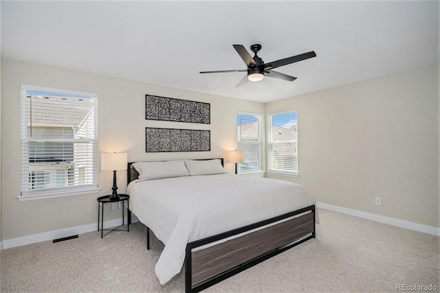 17174 E Rosebay Cir, Parker, CO 80134 - carpeted bedroom with baseboards and a ceiling fan