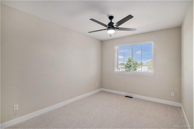 17174 E Rosebay Cir, Parker, CO 80134 - unfurnished room with light colored carpet and a ceiling fan