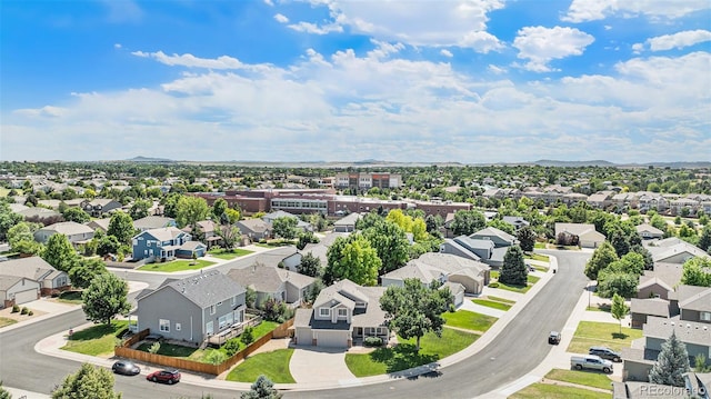 17174 E Rosebay Cir, Parker, CO 80134 - aerial view of residential area with mountains