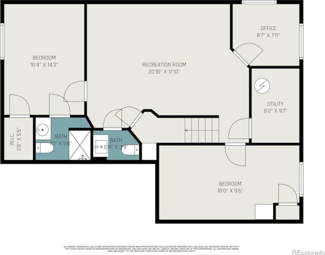 17174 E Rosebay Cir, Parker, CO 80134 - view of room layout