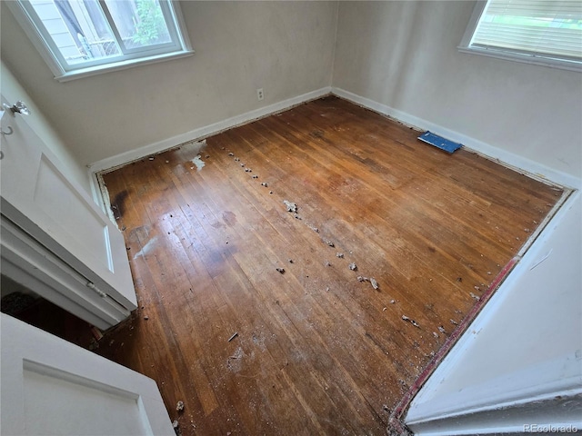 1717 Oswego St, Aurora, CO 80010 - detailed view of wood finished floors and baseboards