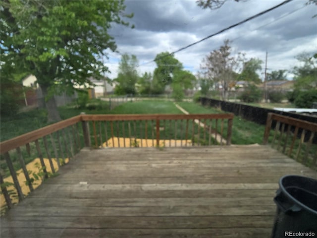 1717 Oswego St, Aurora, CO 80010 - view of wooden deck