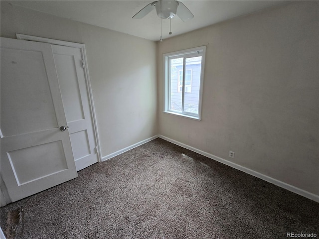 1717 Oswego St, Aurora, CO 80010 - carpeted spare room with a ceiling fan and baseboards