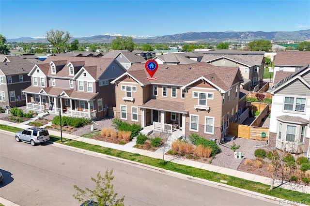 315 Zeppelin Way, Fort Collins, CO 80524 - view of front of house featuring a residential view and a mountain view