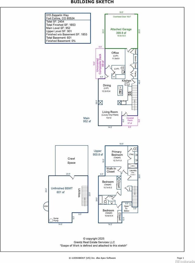 315 Zeppelin Way, Fort Collins, CO 80524 - home floor plan