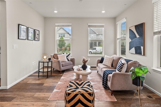 315 Zeppelin Way, Fort Collins, CO 80524 - living area featuring wood finished floors, recessed lighting, and baseboards