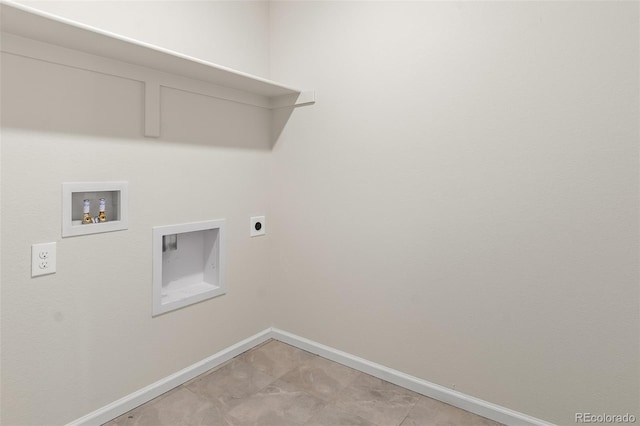 315 Zeppelin Way, Fort Collins, CO 80524 - laundry area featuring baseboards, washer hookup, and hookup for an electric dryer