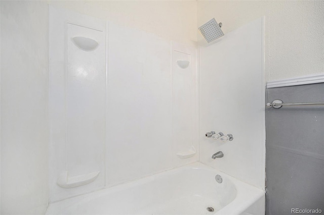 full bathroom featuring tub / shower combination