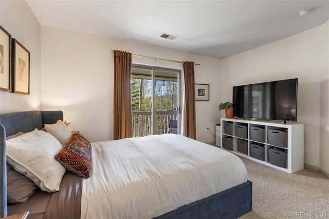 1501 Point Dr Unit 202, Frisco, CO 80443 - carpeted bedroom featuring access to outside