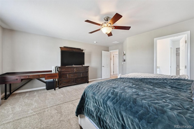 76 N Ider St, Aurora, CO 80018 - carpeted bedroom featuring baseboards and a ceiling fan