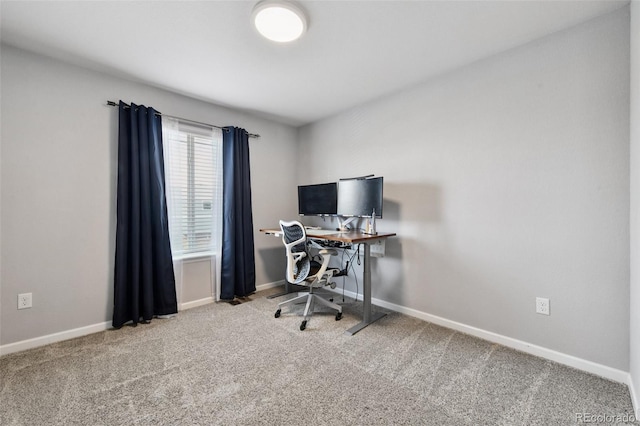76 N Ider St, Aurora, CO 80018 - home office with carpet flooring and baseboards