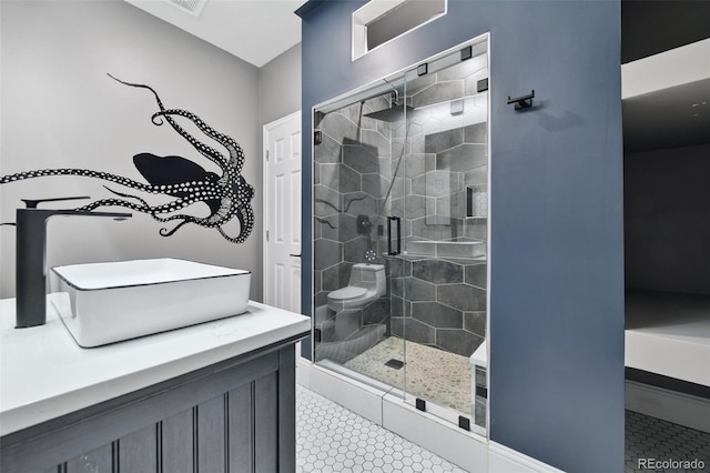 76 N Ider St, Aurora, CO 80018 - full bath featuring a stall shower
