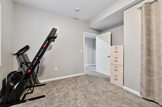 76 N Ider St, Aurora, CO 80018 - workout area with carpet floors and baseboards