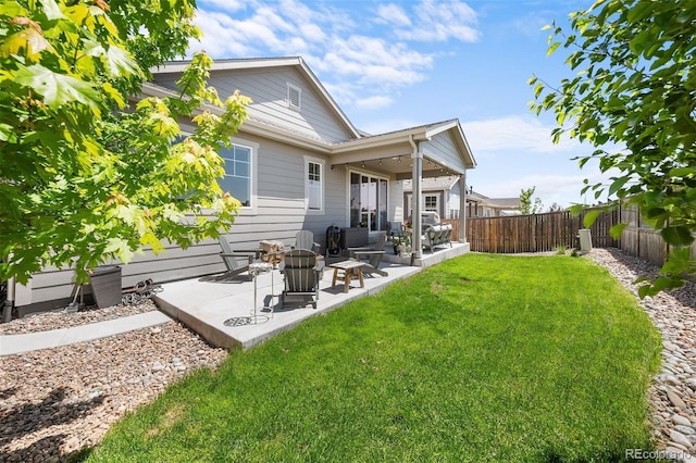 3575 White Rose Loop, Castle Rock, CO 80108 - rear view of property featuring a patio area