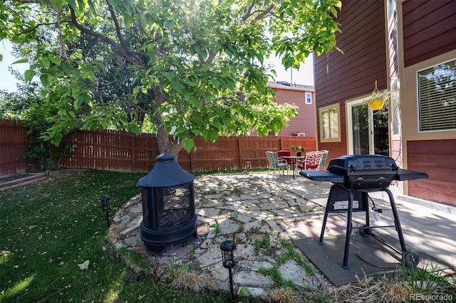 5630 W 115th Ave, Westminster, CO 80020 - fenced backyard with area for grilling and a patio area