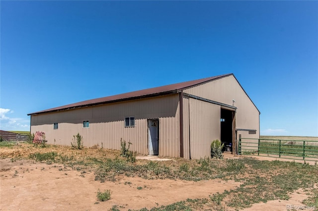 view of outbuilding