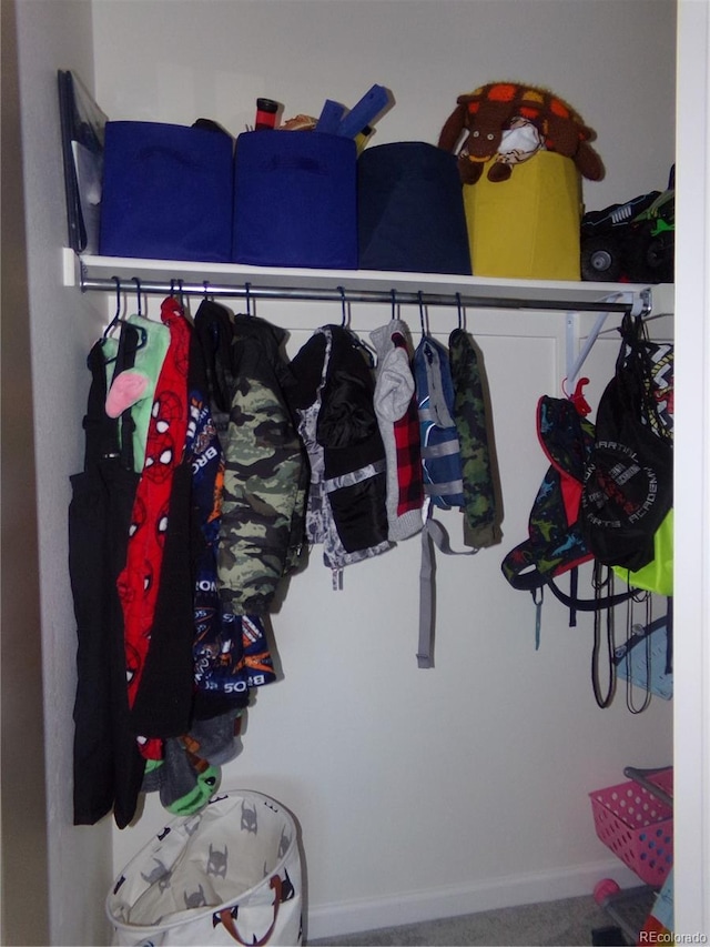 view of closet