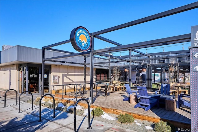 2945 W Riverwalk Cir Unit B, Littleton, CO 80123 - view of wooden terrace