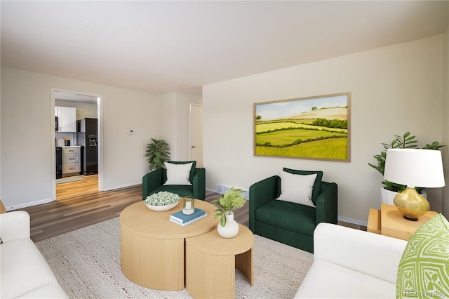 740 Lotus Way, Broomfield, CO 80020 - living room with wood finished floors and baseboards