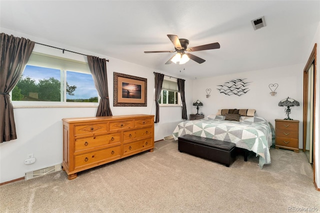 6798 Depew St, Arvada, CO 80003 - bedroom with carpet flooring and ceiling fan