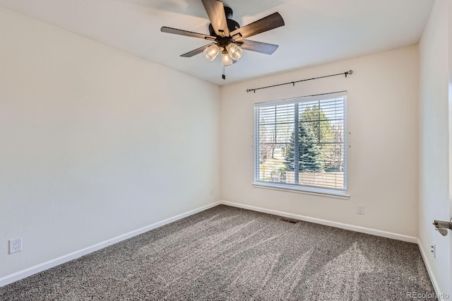 7838 W Layton Way, Littleton, CO 80123 - carpeted empty room featuring baseboards and a ceiling fan
