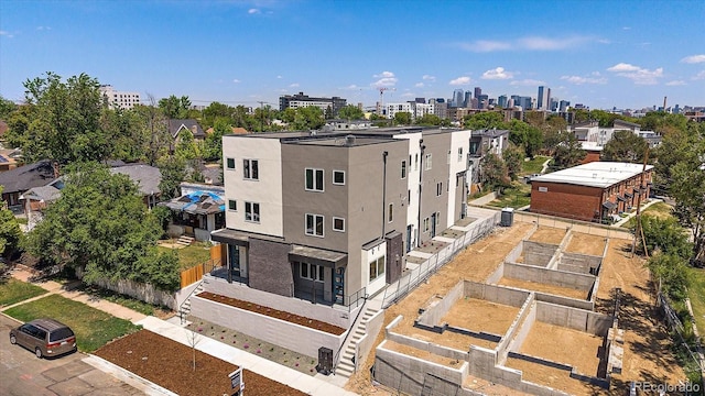 1372 Lowell Blvd Unit 1, Denver, CO 80204 - drone / aerial view of city skyline