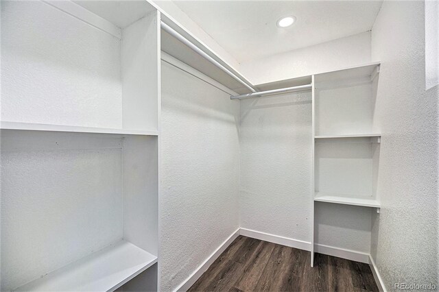 6032 Estes St, Arvada, CO 80004 - walk in closet with wood finished floors