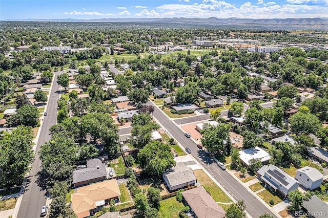 6032 Estes St, Arvada, CO 80004 - aerial view of residential area with a mountainous background