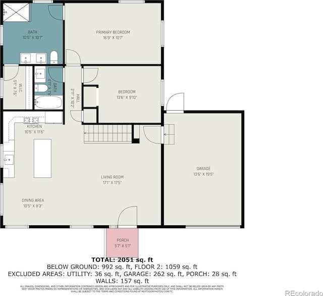 6032 Estes St, Arvada, CO 80004 - view of home floor plan