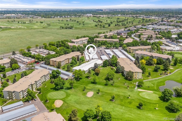 9320 E Center Ave Unit 4B, Denver, CO 80247 - bird's eye view of apartment complex / building and a golf club