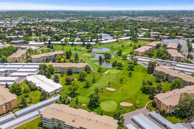 9320 E Center Ave Unit 4B, Denver, CO 80247 - aerial view of a nearby body of water, a local golf course, and apartment complex / building