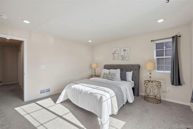 4644 High Springs Ct, Colorado Springs, CO 80917 - bedroom featuring carpet floors and recessed lighting