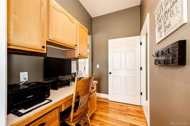 34942 Wagon Wheel Trl, Elizabeth, CO 80107 - home office with light wood-style flooring and baseboards
