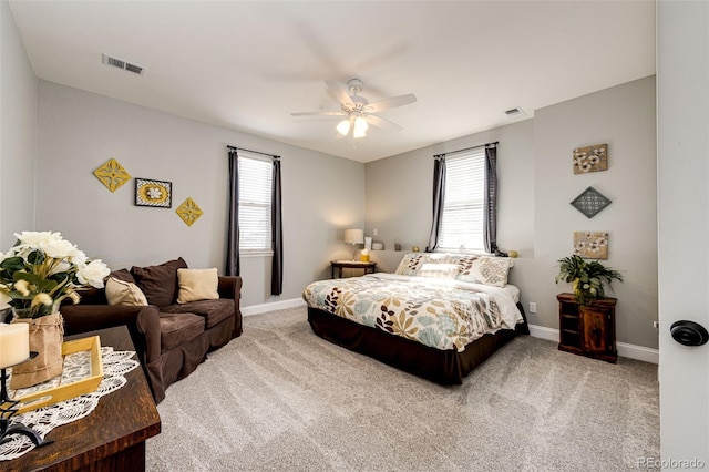 34942 Wagon Wheel Trl, Elizabeth, CO 80107 - carpeted bedroom with baseboards and ceiling fan