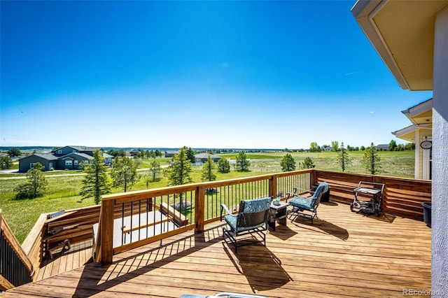 34942 Wagon Wheel Trl, Elizabeth, CO 80107 - wooden terrace with a rural view