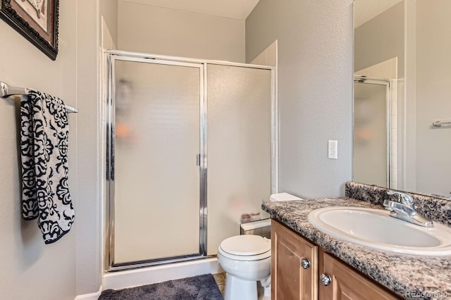 9424 Ridgeline Blvd, Highlands Ranch, CO 80129 - bathroom with vanity and a stall shower