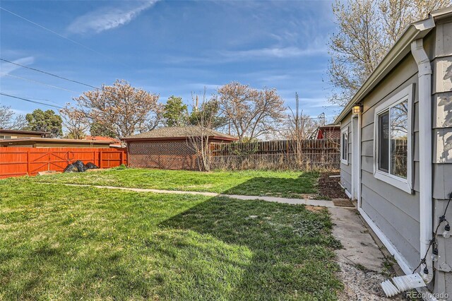 3075 Fairfax St, Denver, CO 80207 - view of yard with a fenced backyard