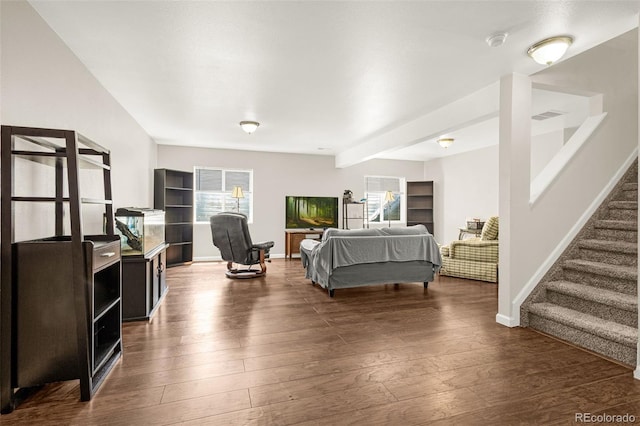 878 Candlestar Loop, Fountain, CO 80817 - bedroom with hardwood / wood-style flooring and baseboards