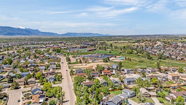 878 Candlestar Loop, Fountain, CO 80817 - aerial view of residential area with mountains