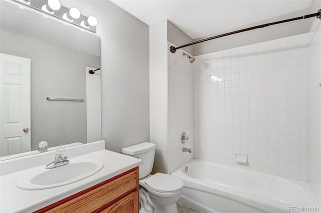 8237 W 54th Ave Unit 2, Arvada, CO 80002 - full bath featuring vanity, shower / bathtub combination, and a textured wall