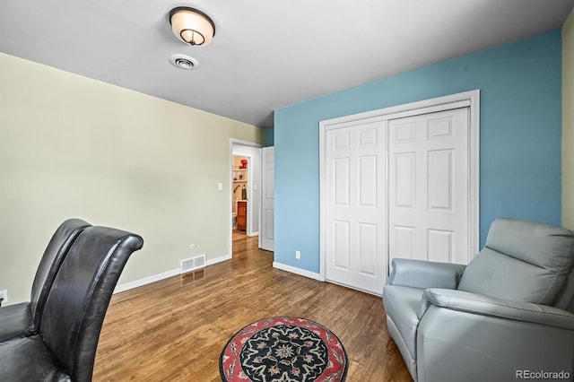 3306 S Logan St, Englewood, CO 80113 - home office with wood finished floors and baseboards