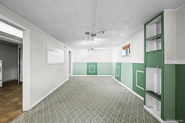 3306 S Logan St, Englewood, CO 80113 - spare room with rail lighting and baseboards