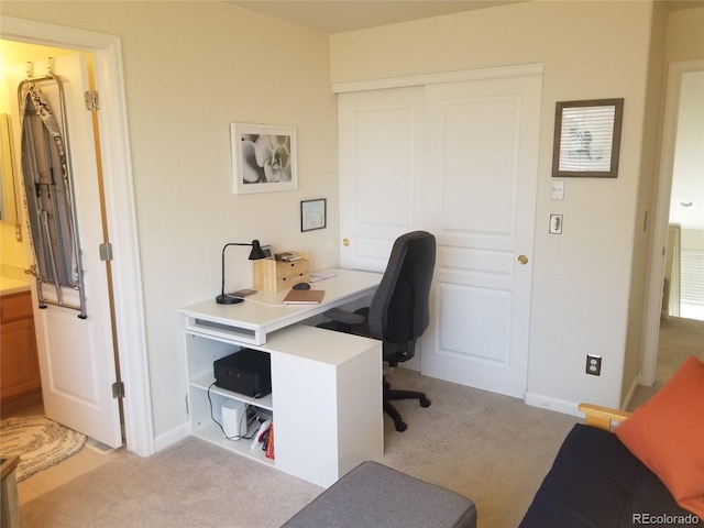 2240 S Pagosa Ct Unit B, Aurora, CO 80013 - office with light colored carpet and baseboards