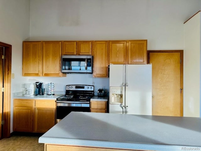 kitchen featuring appliances with stainless steel finishes